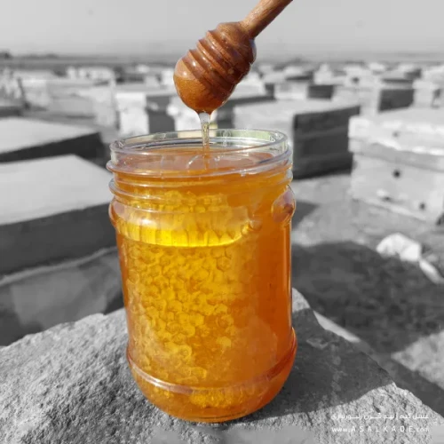 عسل خارشتر موم دار ارگانیک